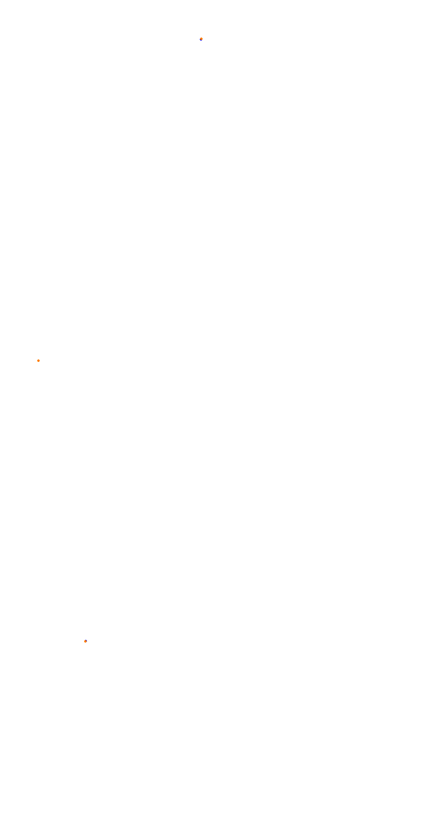 Circuit de la Sarthe (Le Mans) Night collisions