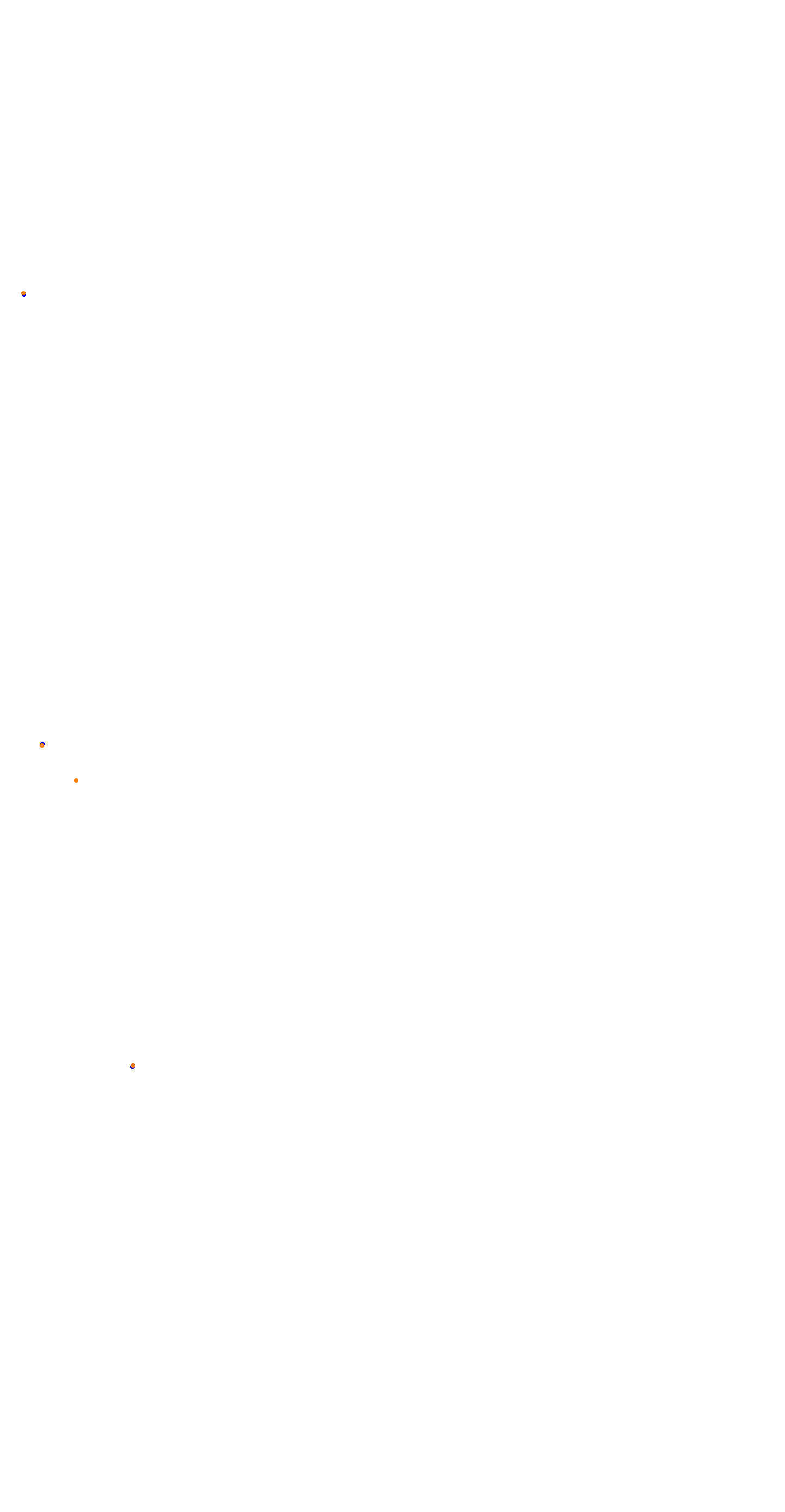 Circuit de la Sarthe (Le Mans) Night collisions