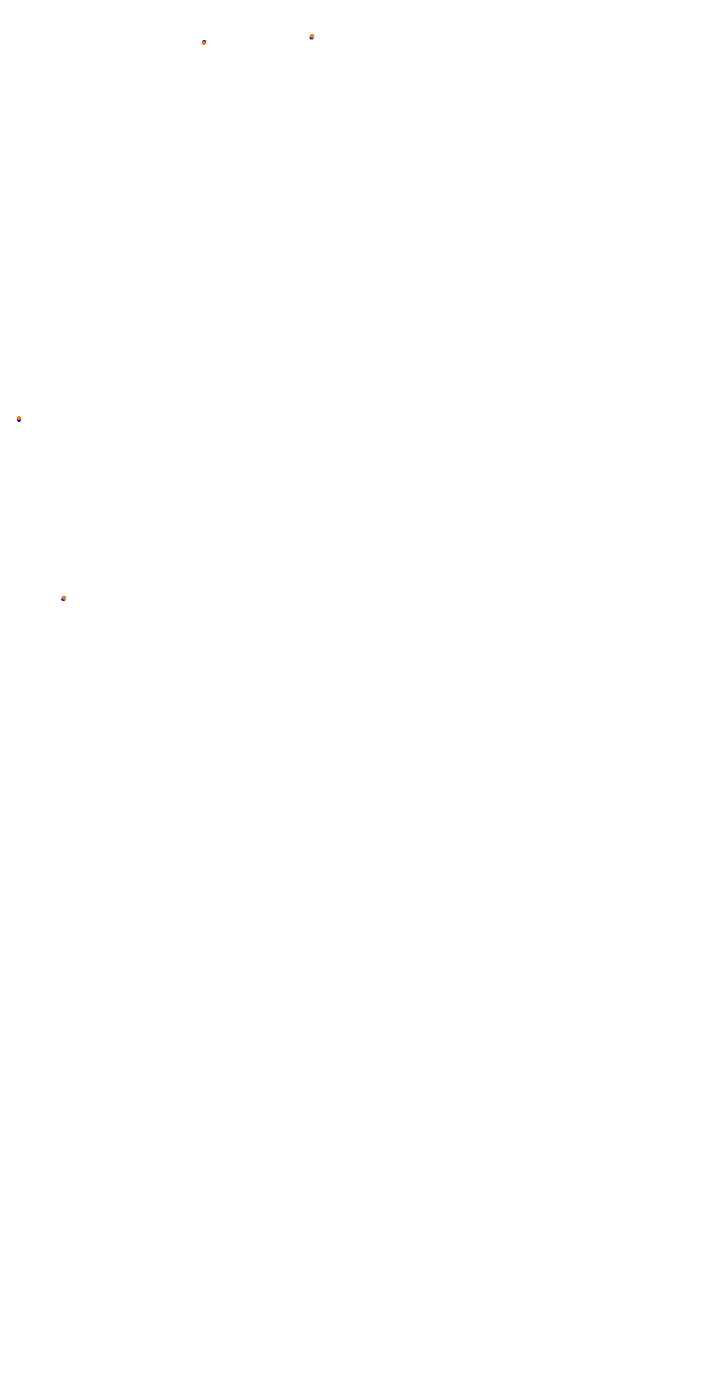 Circuit de la Sarthe (Le Mans) Night collisions