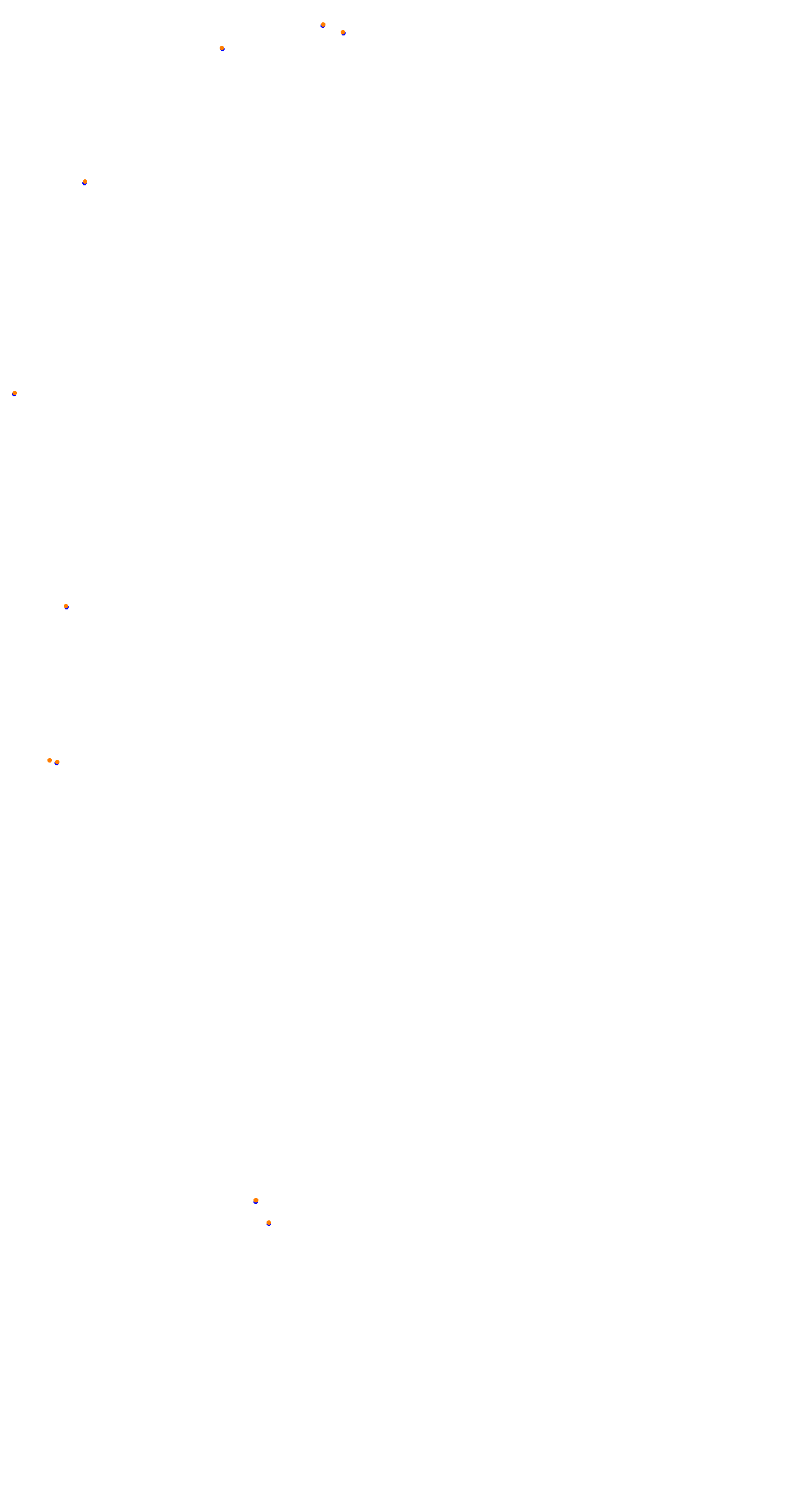 Circuit de la Sarthe (Le Mans) Night collisions