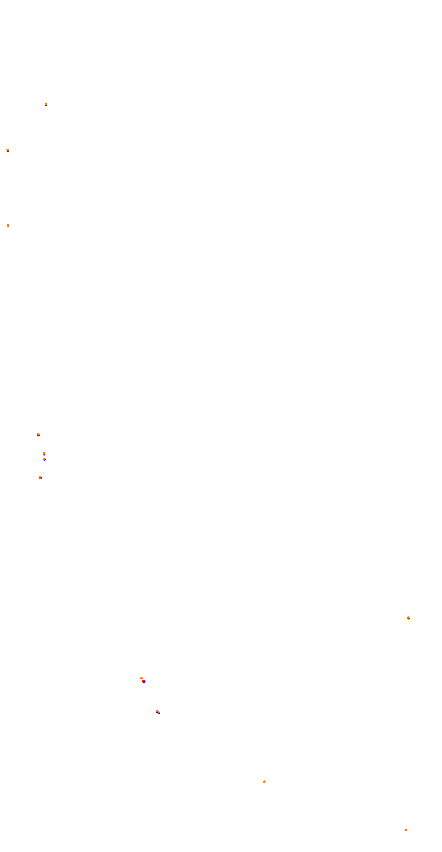 Circuit de la Sarthe (Le Mans) Night collisions